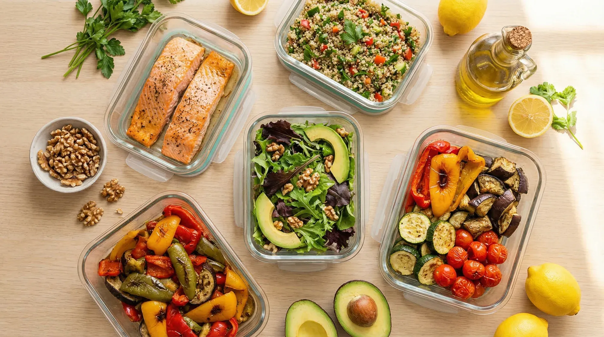 PCOS-friendly meal prep with anti-inflammatory foods