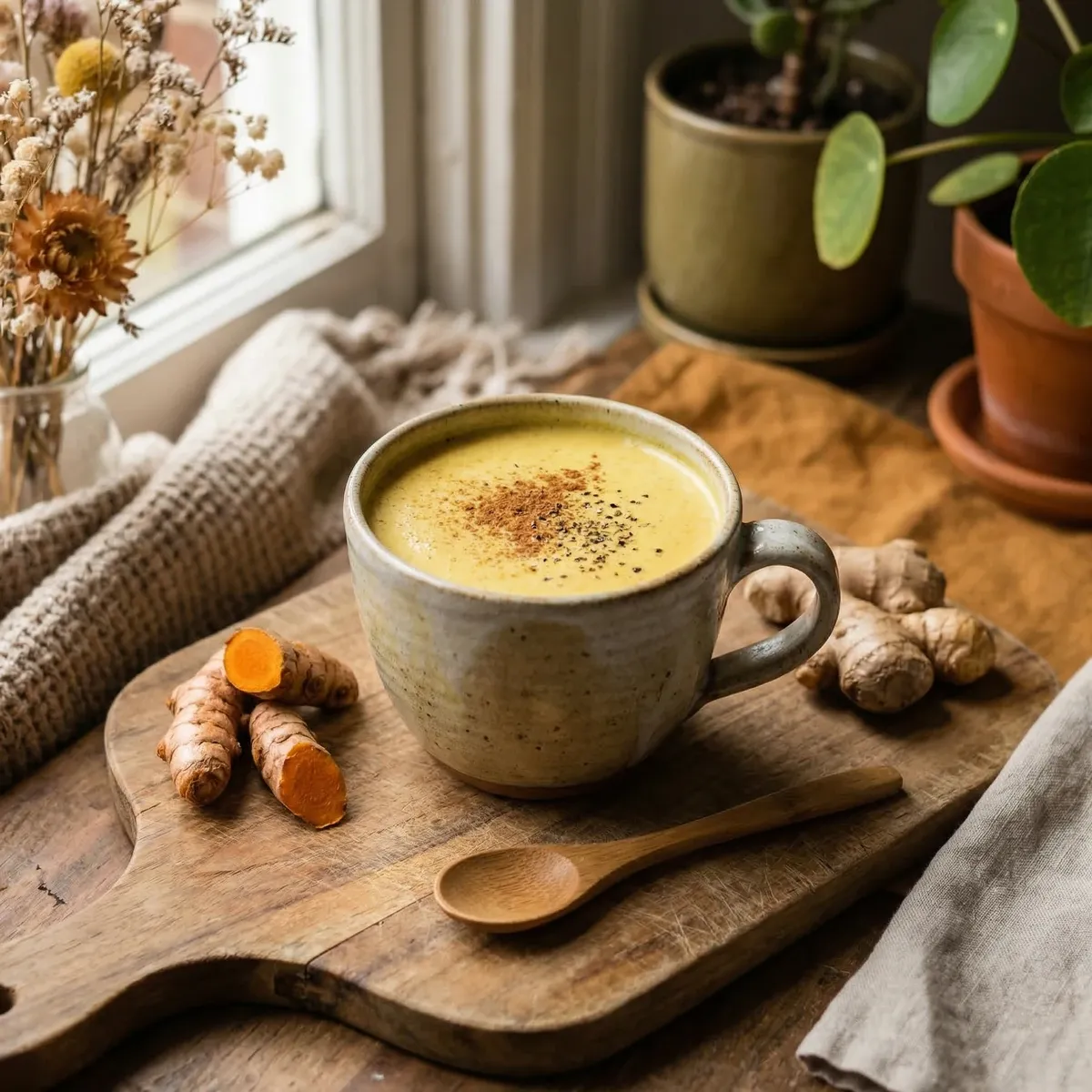 Golden turmeric anti-inflammatory smoothie