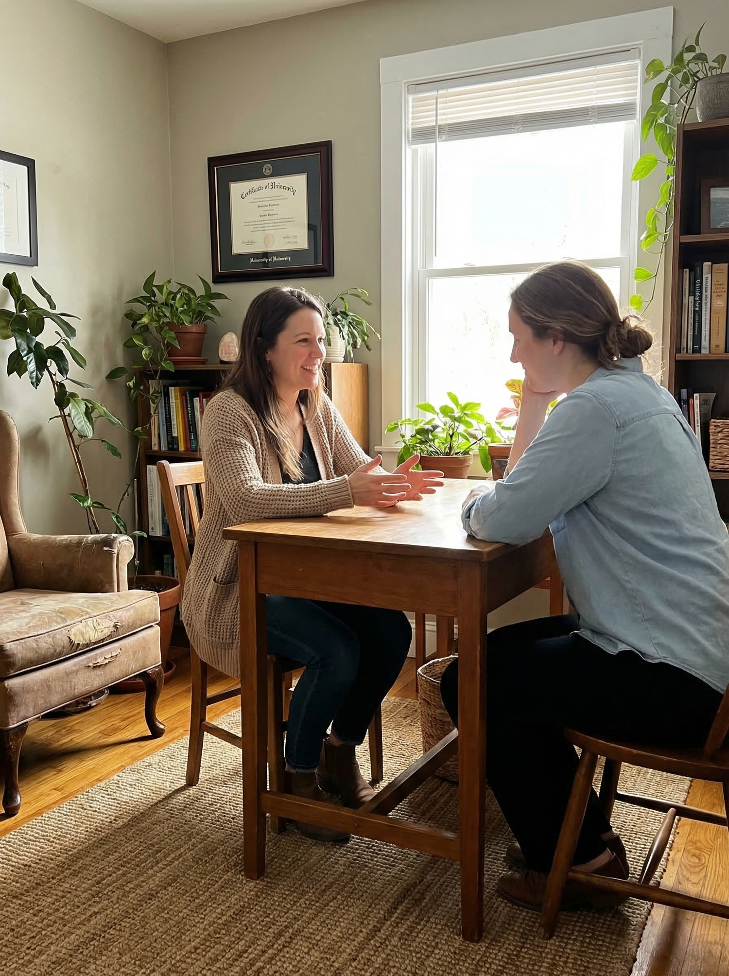 Woman having a blood test drawn at a fertility clinic — AMH test for ovarian reserve